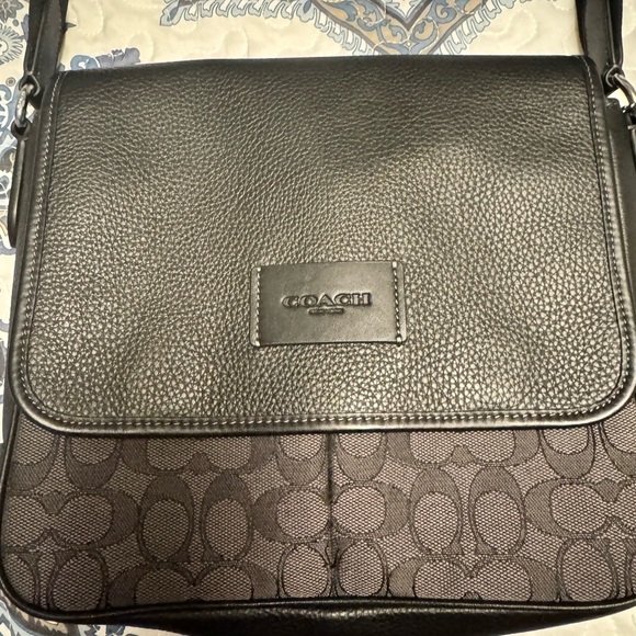 Coach Sprint map bag 25 signature black/charcoal/black. - Picture 2 of 8